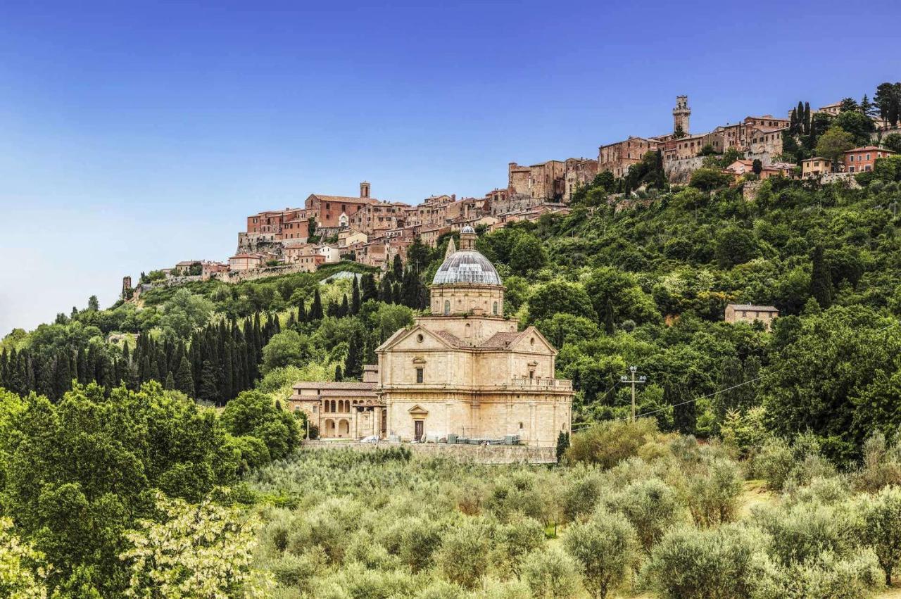 Ferienwohnung Il Palco Montepulciano, Vista Incredibile, 150Mt Da Piazza Grande Exterior foto
